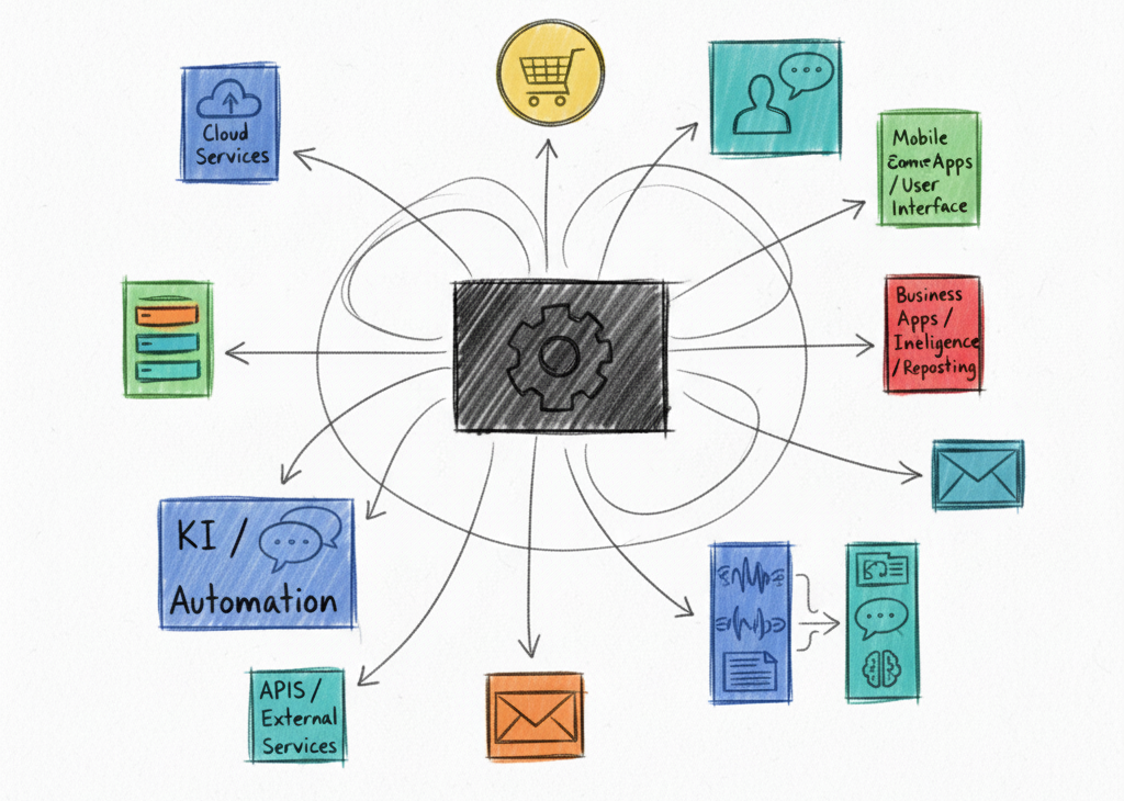 Proffix Px5 Ökosystem mit pfx Apps